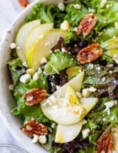 Autumn Salad with Pears and Gorgonzola