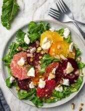 Roasted Beet and Citrus Salad With Goat Cheese