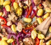 Sheet Pan Chicken Scarpariello (Easy One Pan Dinner)