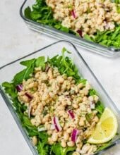 Tuna White Bean Salad (High Protein, High Fiber)