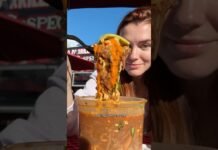 Everything I ate at the world of food trucks! #foodie #shorts #streetfood #eating #ramen #nutella