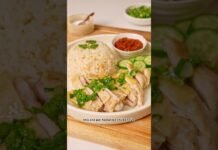 Day 16/30 High Protein Recipes: ONE POT HAINANESE CHICKEN RICE with SCALLION OIL.