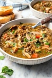 Chicken Lentil Soup (Hearty & Cozy)