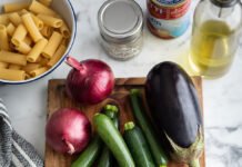 Roasted Vegetable Pasta with Creamy Tomato Sauce