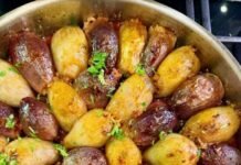 Soğan Dolması – Stuffed onions with aromatic rice and meat