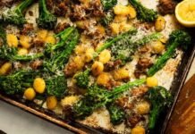 Busy Day Sheet Pan Gnocchi and Sausage