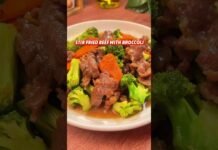 Stir fried beef with broccoli #recipe #chineserecipe #broccoli #beefrecipe #chinesefood