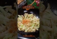 EASY STIR-FRIED CAULIFLOWER RECIPE #recipe #cooking #chinesefood #cauliflower #vegetables