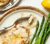 Creamy Lemon Chicken with Asparagus (Easy One-Skillet Dinner)