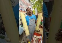 The Most Unique Indian Street Food: Banana Stem Chaat!