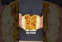 High Protein Mexican Chicken Burrito Meal Prep #easyrecipe #highprotein #mealprep