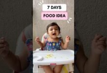 What my 11 Month Old Eats for Lunch and Dinner for a week (Baby Food Recipes ) 🍛 #shorts