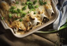 Cajun Seafood Enchiladas | Kita Roberts GirlCarnivore.com