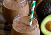 Chocolate Avocado Smoothie – (5 Ingredients, Easy Recipe)