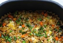 Air Fryer Fried Rice Recipe Easy Crispy Rice in Minutes