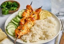 Oven-baked Apricot Chicken Skewers Recipe