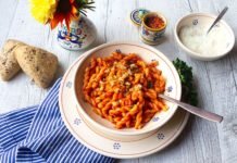 Pasta With Nduja, Lemon, & Breadcrumbs