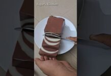 Only 3 Ingredients Easy to Make Simple and Delicious Recipe Chocolate Milk Pudding #Shorts #Pudding