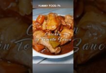 EASY Chicken Tomato Sauce 🍅 | How to Make FLAVORFUL Filipino-Style Chicken Recipe Home!