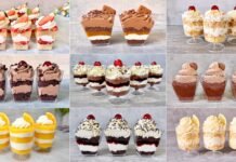 9 Quick and Easy NO BAKE Dessert Cups Recipes. Easy and Yummy dessert ideas.