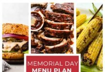 Memorial Day Menu Plan | The Recipe Critic