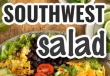 Southwest Salad (with Cilantro Lime Dressing)