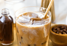 Vegan Iced Latte Recipe – (Easy Homemade Coffee Drink!)