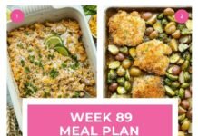 Weekly Meal Plan #89 + Free Printable Shopping List