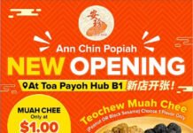 Opening promo at Ann Chin Popiah Toa Payoh Gourmet Paradise on 21 May