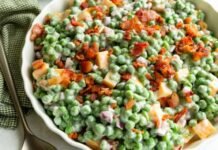 Easy English Pea Salad