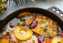 Hawaiian Pork Chops Recipe with Pineapple Sauce