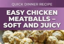 Easy Chicken Meatballs (Soft and Juicy)