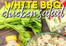 White BBQ Chicken Salad – Plain Chicken