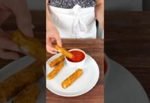 Homemade Cheese Sticks #shorts