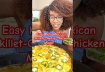 Easy Keto Mexican Cheesy Chicken Skillet | Quick Low-Carb Dinner Recipe
