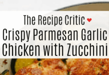 Crispy Parmesan Garlic Chicken With Zucchini Recipe| The Recipe Critic