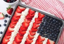 American Flag Cake – Immaculate Bites
