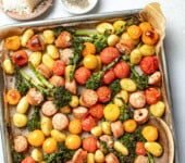 Sheet Pan Gnocchi and Sausage with Tomatoes and Broccolini