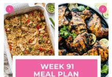 Weekly Meal Plan #91 | The Recipe Critic