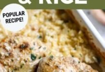 Baked Chicken and Rice (Old-fashioned Casserole Recipe)