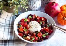 Roasted Beet Salad with Burrata