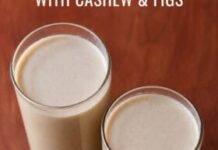 Kaju Shake (Kaju Anjeer Milkshake) – Dassana’s Veg Recipes