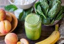 Peach Kefir Smoothie (Digestion + Energy)