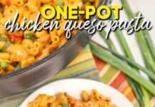 One Pot Chicken Queso Pasta