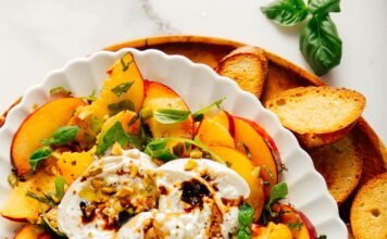 Peach and Burrata Salad – Cookie and Kate