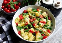 Italian Potato Salad With Green Beans & Tomatoes
