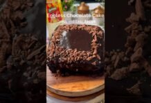 The Best Eggless chocolate cake 🎂Recipe| chocolate cake |#dessert #recipe #trending #viral