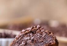 Big, Thick, Bakery Style Double Chocolate Cookies