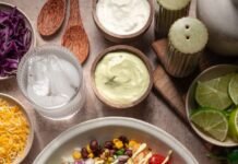 Ground Beef Burrito Bowl with Avocado Ranch