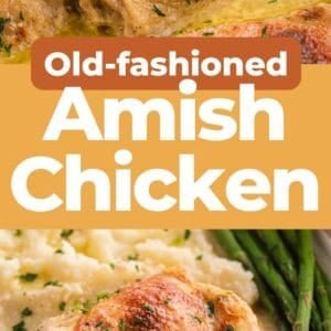 Amish Chicken Thighs with Pan Gravy